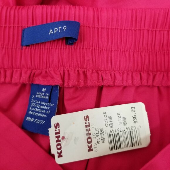 Apt 9 M Hot Pink Skirt Midi Modest Church Pockets BARBIECORE - Picture 4 of 4